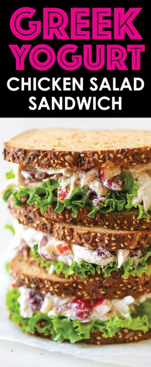Greek Yogurt Chicken Salad Sandwich