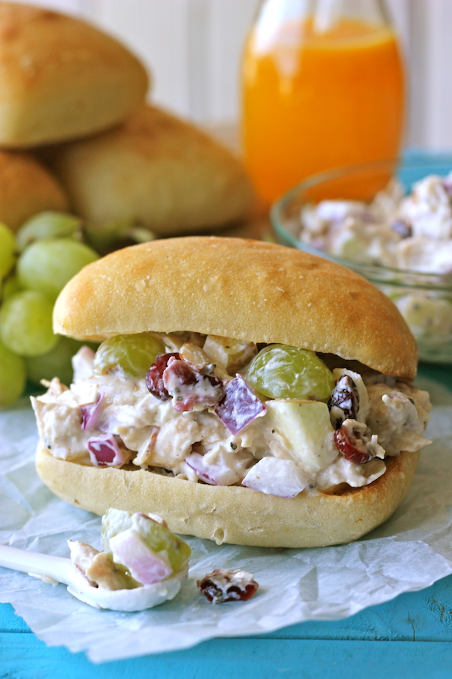 Greek Yogurt Chicken Salad Sandwich