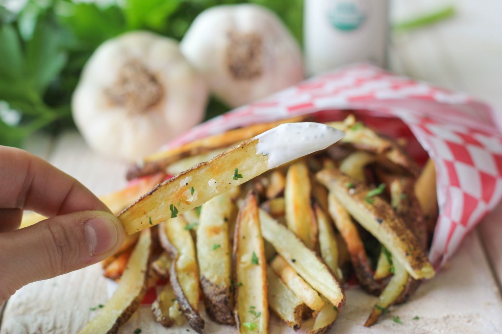 Garlic Truffle Fries - It's amazing what a little truffle oil can do to these heavenly, crisp, oven-baked fries!
