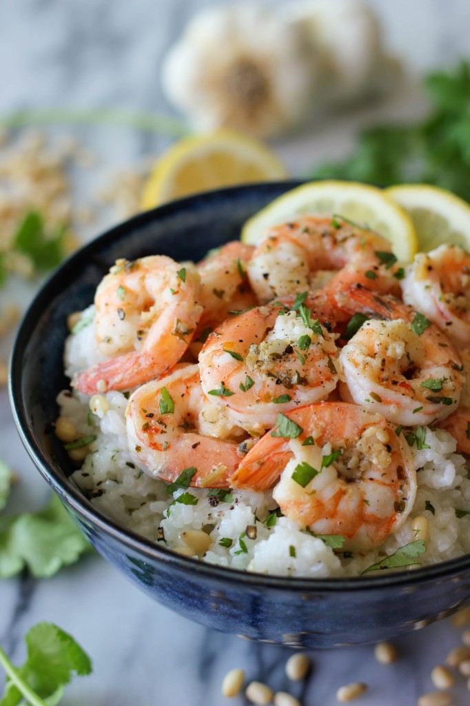 Cilantro Lemon Shrimp