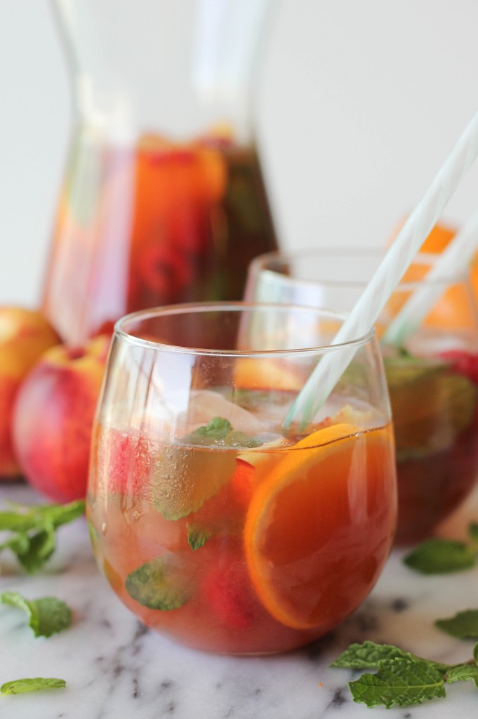 Raspberry Peach Iced Tea