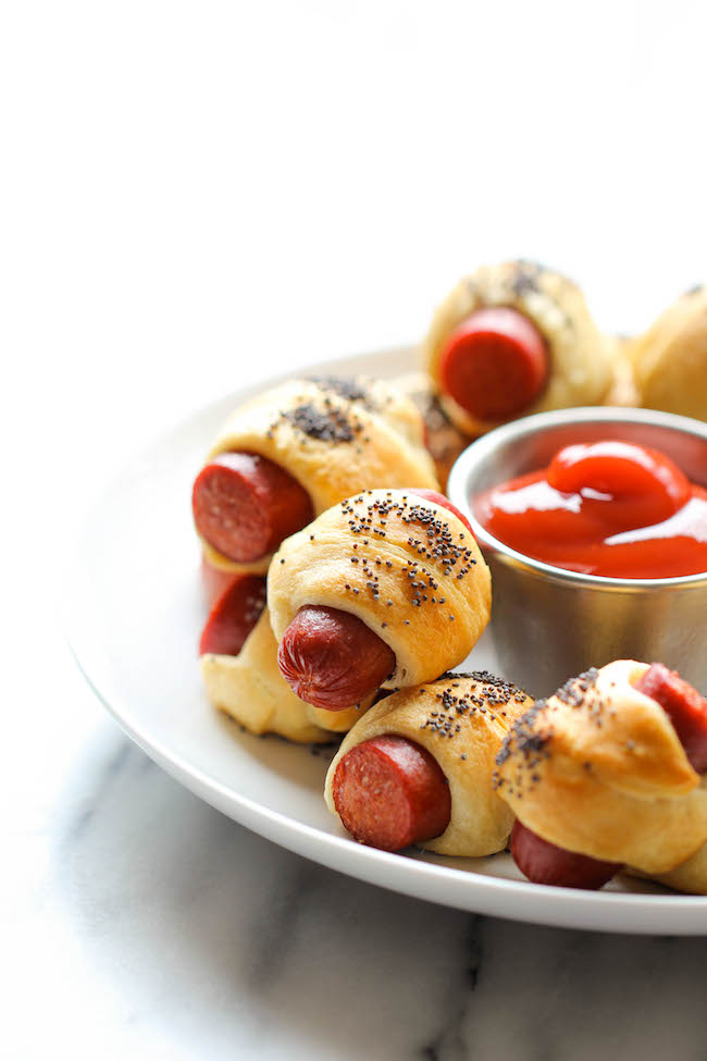 Classic Pigs in a Blanket - Damn Delicious