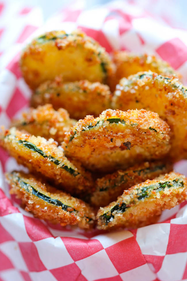 Zucchini Parmesan Crisps - A healthy snack that's incredibly crunchy, crispy and addicting!