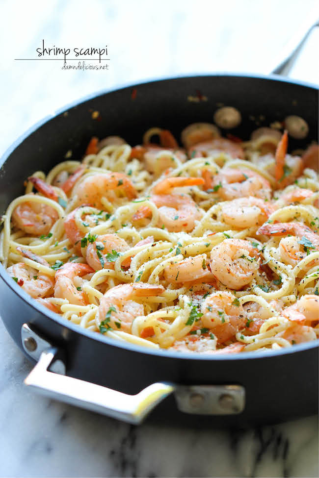 How can you make a great shrimp scampi sauce?