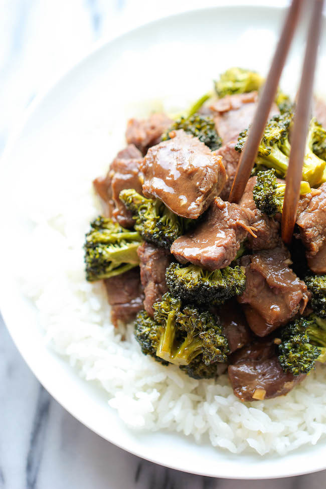 Slow Cooker Beef and Broccoli - A Chinese take-out favorite that can be made right in the slow cooker. It doesn't get easier than that!
