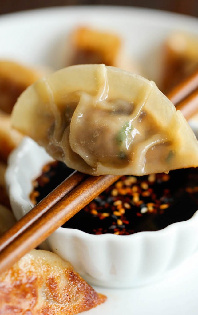 Potstickers - Homemade potstickers are easier to make than you think, and they taste 10000x better than the store-bought ones!