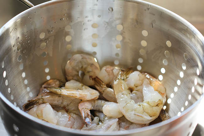 Garlic Butter Shrimp - An amazing flavor combination of garlicky, buttery goodness - so elegant and easy to make in 20 min or less!