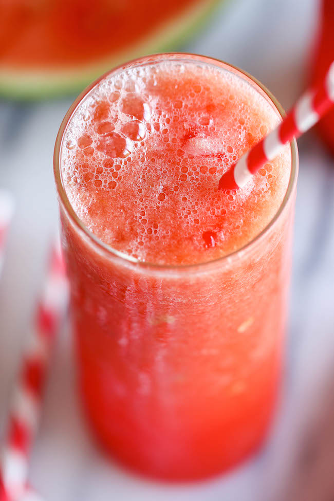Watermelon Slush - You won't believe that this comes together in just 5 minutes with only 3 ingredients. How easy is that?!