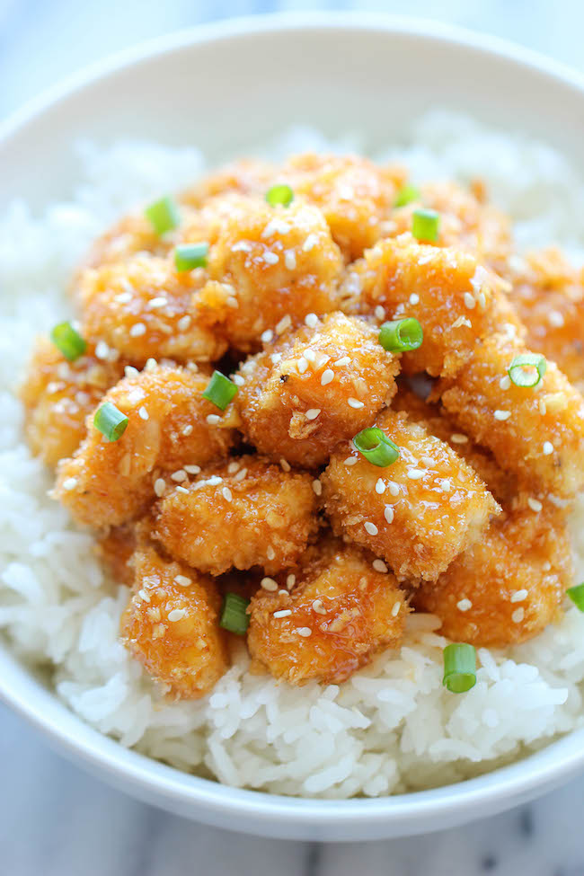 Baked Honey Garlic Chicken - A take-out favorite that you can make right at home. It's healthier, cheaper and so much tastier!