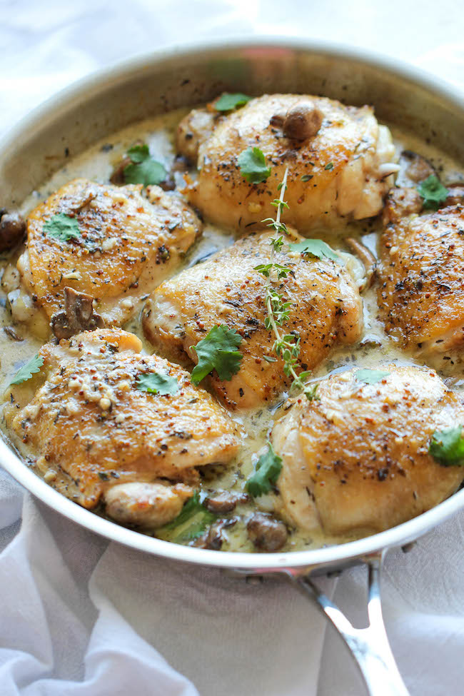 Baked Chicken & Wild Mushroom