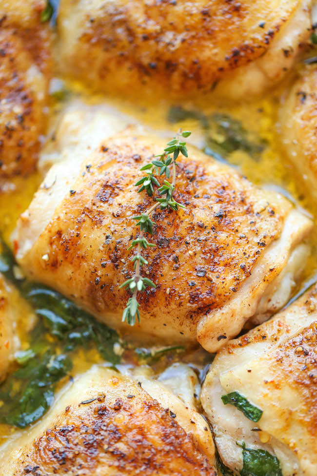 Where can you find a rosemary garlic chicken recipe online?