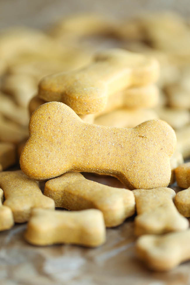 Homemade Peanut Butter Dog Treats - Damn Delicious