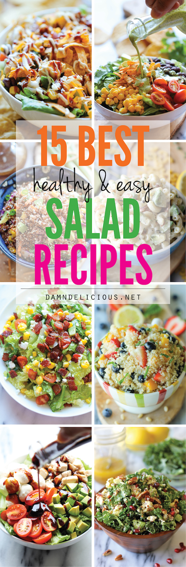 15 BEST HEALTHY AND EASY SALAD RECIPES