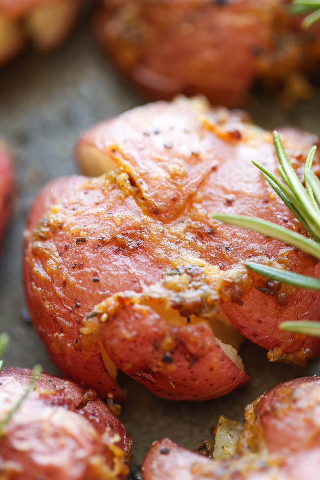 Crispy Dijon Smashed Potatoes - Damn Delicious Crispy Dijon Smashed Potatoes - Damn Delicious