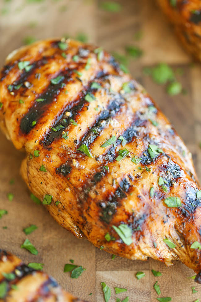 Easy Grilled Chicken - The best and easiest marinade ever - no-fuss and packed with so much flavor! Youll never need another grilled chicken recipe again!