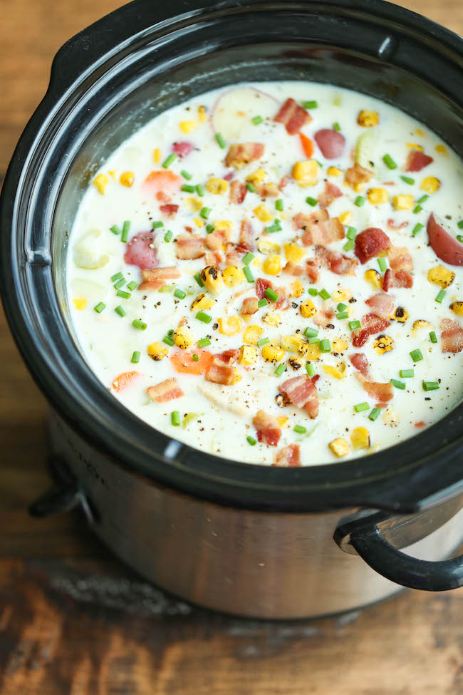 What is a quick chicken corn chowder recipe?