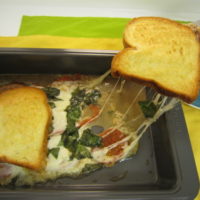 Baked Panzanella Caprese