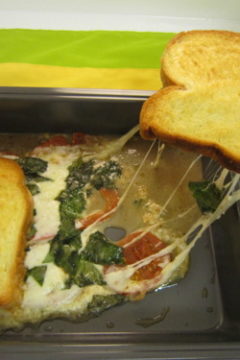 Baked Panzanella Caprese