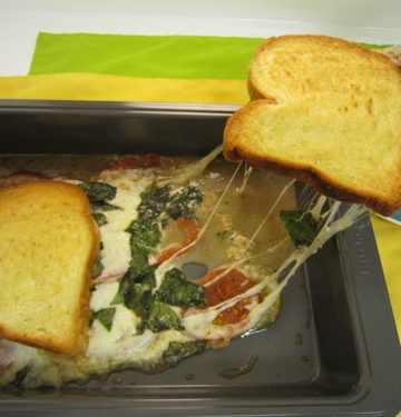 Baked Panzanella Caprese