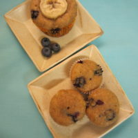 Banana Blueberry Muffins