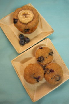 Banana Blueberry Muffins