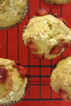 Strawberry Banana Orange Muffins