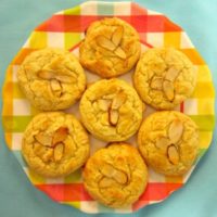 White Chocolate Chip Almond Cookies