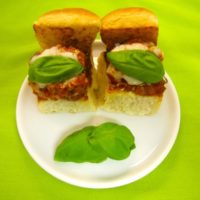 Meatball Parmigiana Sliders