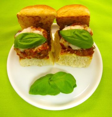 Meatball Parmigiana Sliders