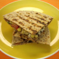 Black Bean and Goat Cheese Quesadillas