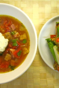 Tomato Soup with Pancetta