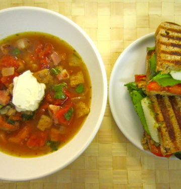 Tomato Soup with Pancetta