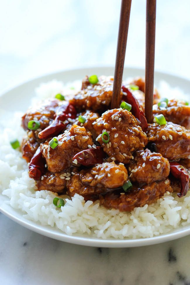 Lighter General Tso’s Chicken - A lightened-up, baked version made with half the calories. And it tastes even better than the original!