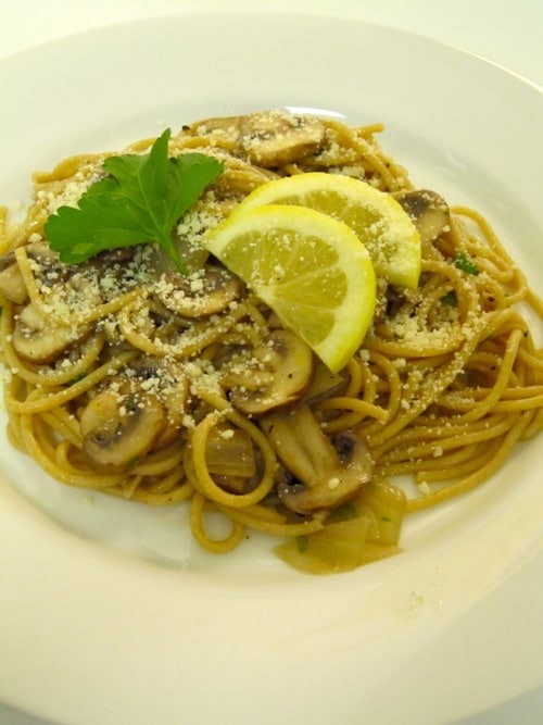 Mushroom Linguini