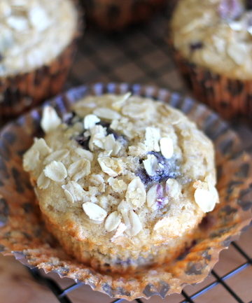 Blueberry Orange Oatmeal Muffins