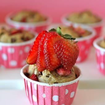 Strawberry Chocolate Chip Muffins