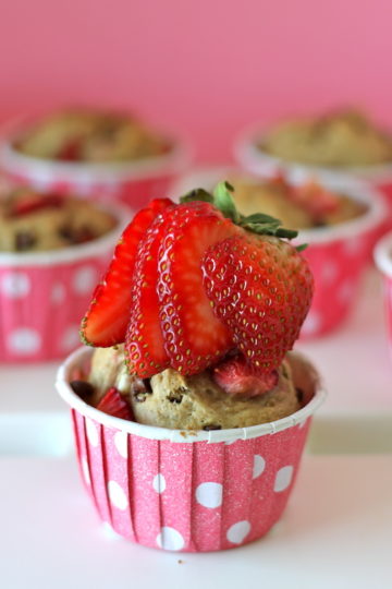 Strawberry Chocolate Chip Muffins