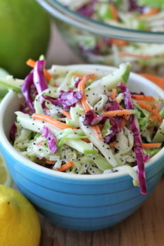 Apple and Poppy Seed Coleslaw