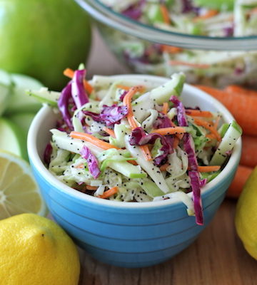 Apple and Poppy Seed Coleslaw