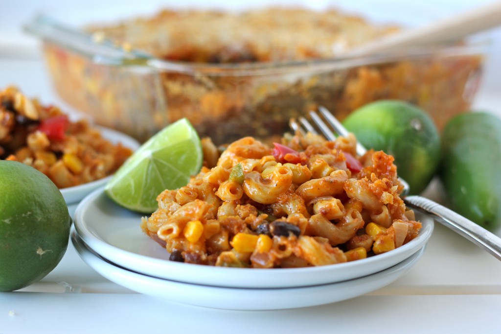 Chorizo Mac and Cheese - A fun tex-mex twist on the traditional mac and cheese that the whole family will love!