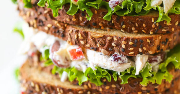 Greek Yogurt Chicken Salad Sandwich
