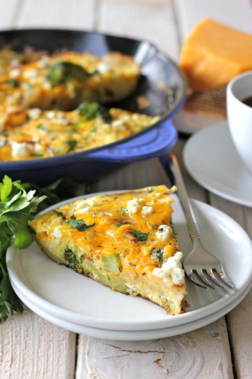 Clean-Out-The-Fridge Vegetable Frittata
