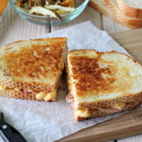 Pancetta Mac and Cheese Panini