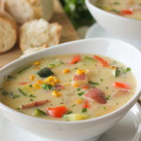 Potato Corn Zucchini Chowder