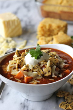 Sweet Potato and Lentil Chili (vegan)