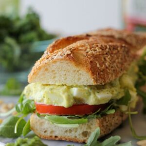 Kale Pesto Egg Salad