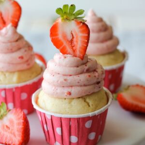 Strawberry Shortcake Cupcakes