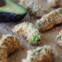Fried Avocado with Chipotle Cream Sauce