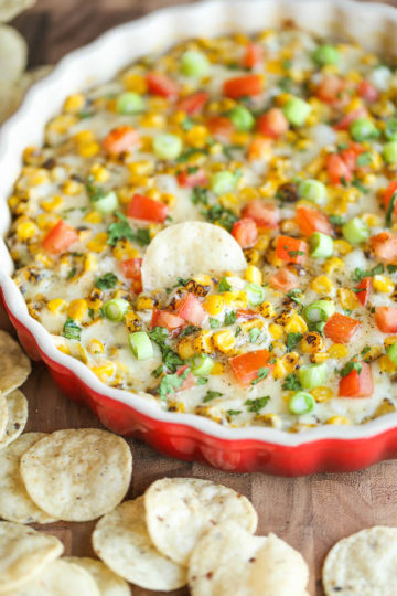 Hot Cheesy Corn Dip