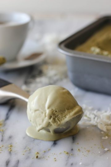 Green Tea Coconut Ice Cream